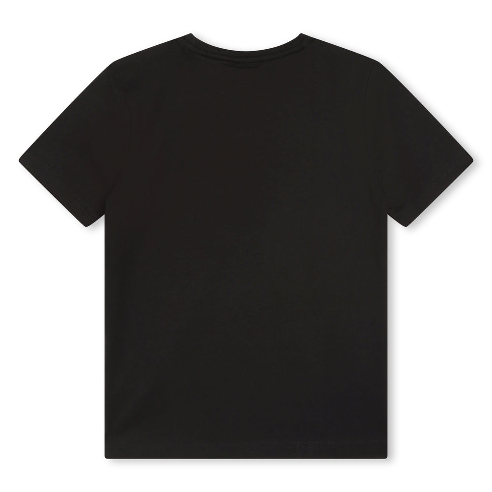 boss-j25o05-09b-Black Multiple Logo T-Shirt