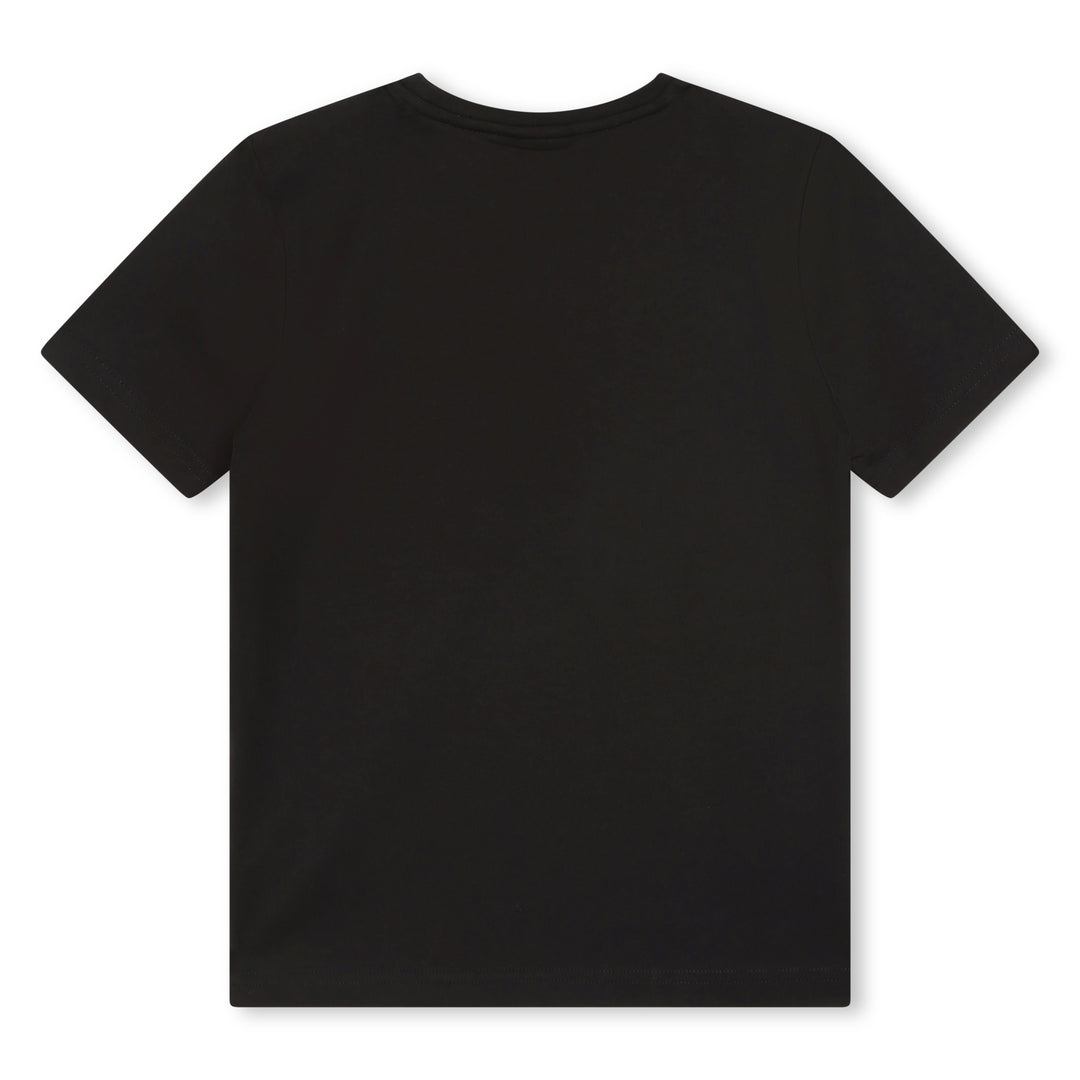 boss-j25o05-09b-Black Multiple Logo T-Shirt