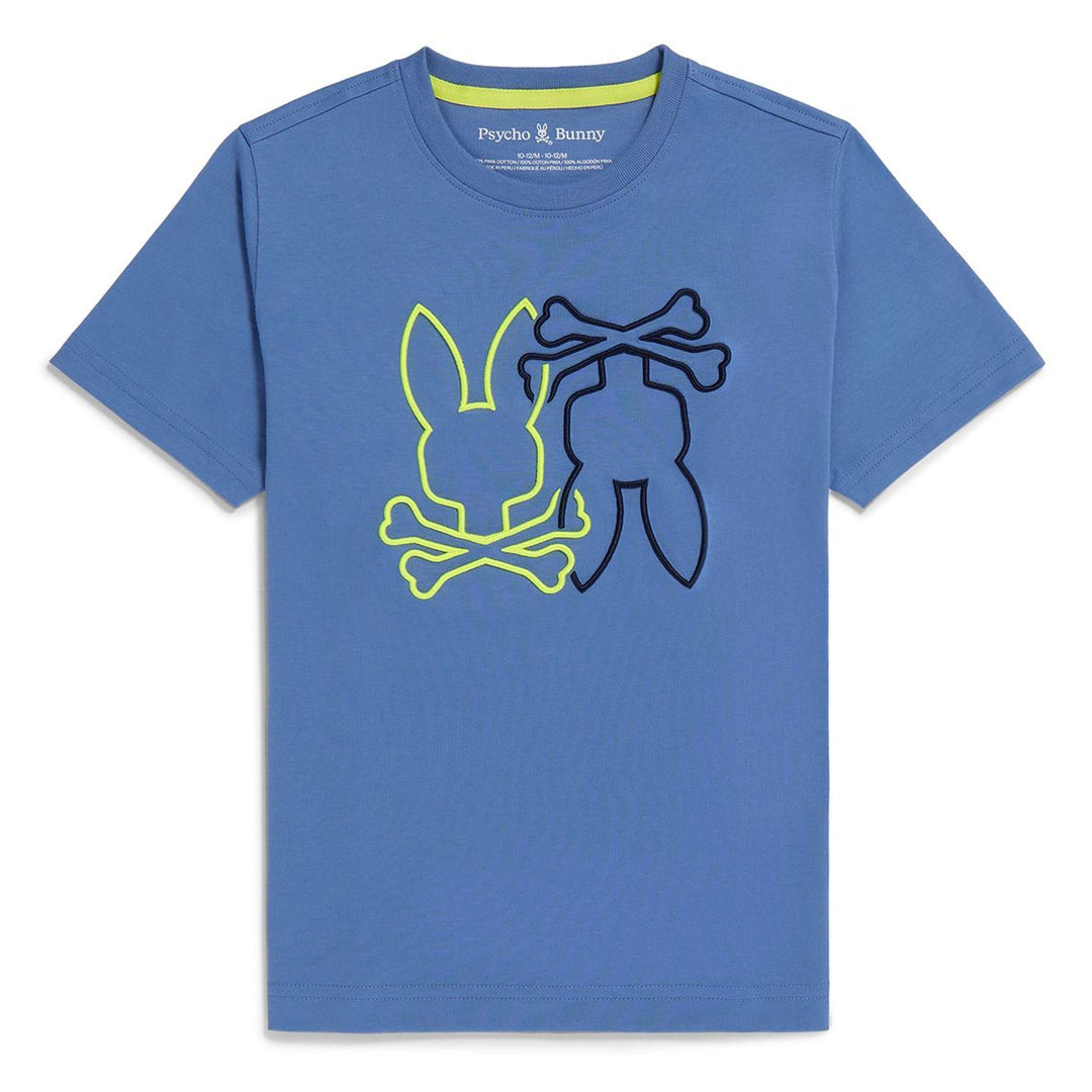 psycho-bunny-Blue Winton Logo T-Shirt-b0u626a2pc-424