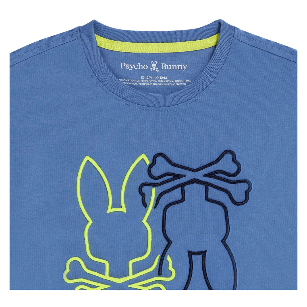 psycho-bunny-Blue Winton Logo T-Shirt-b0u626a2pc-424