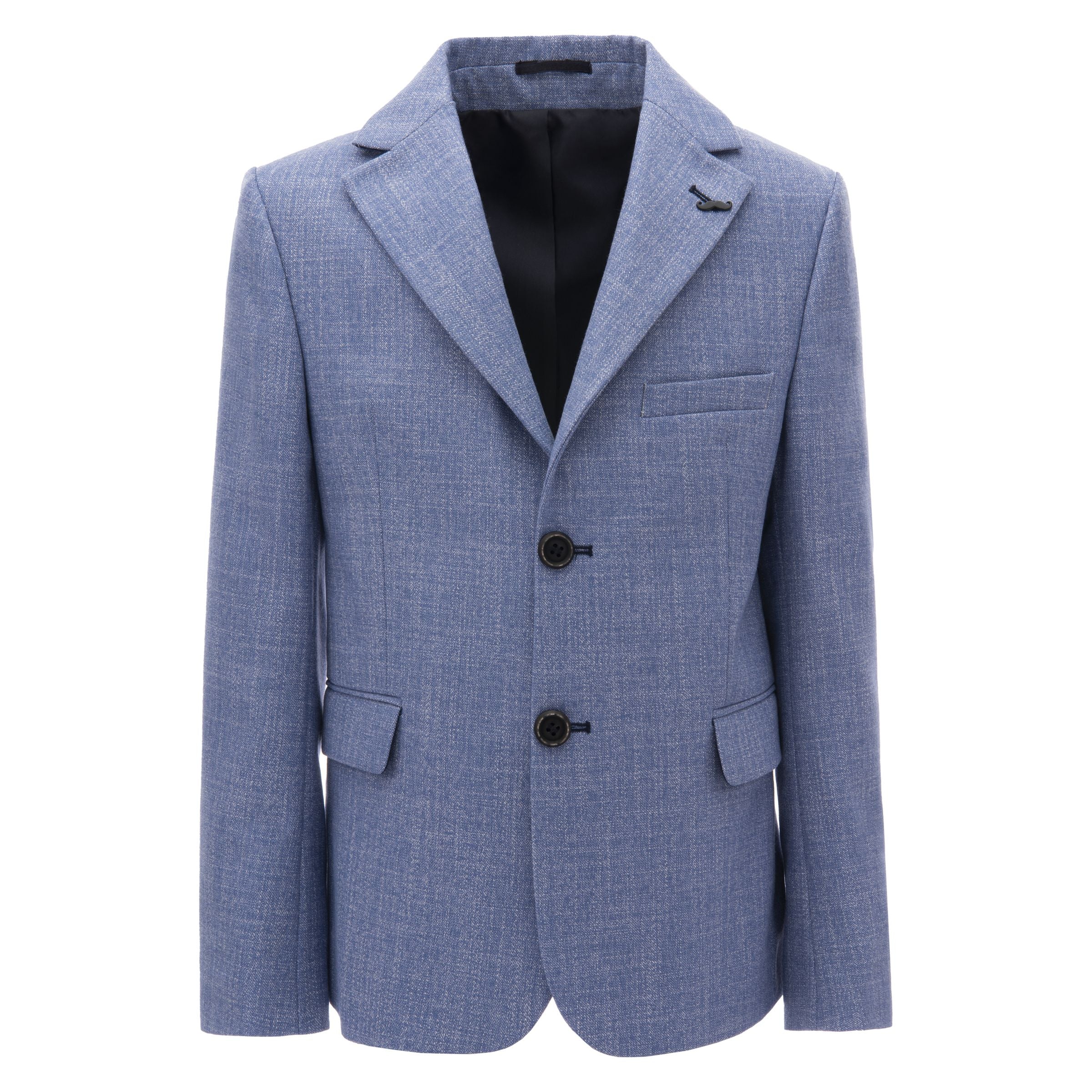 Night Blue Tweed Blazer