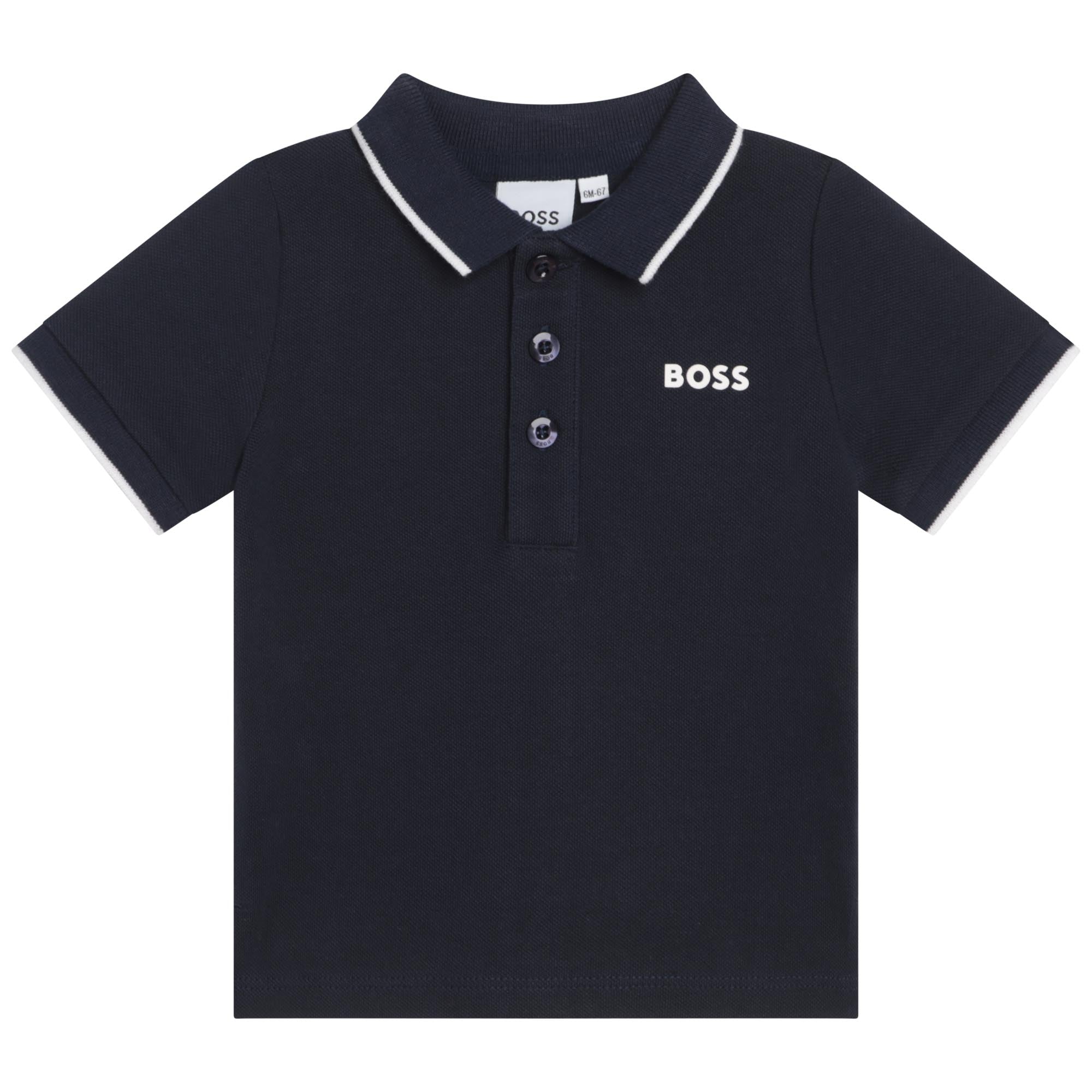 Navy Logo Polo kids atelier