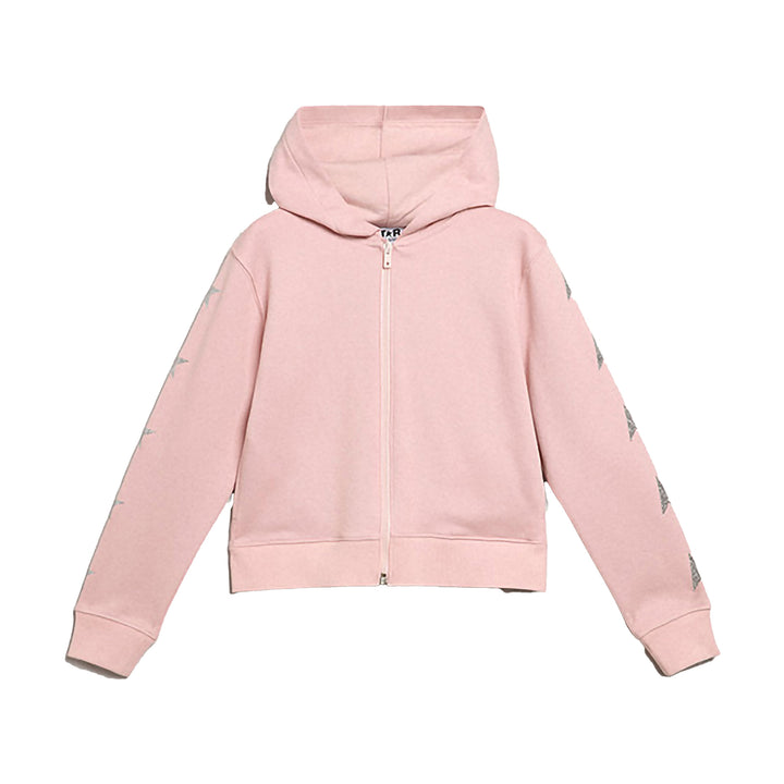 golden-goose-gkp01275-p000906-25592-Pink Hooded Sweatshirt