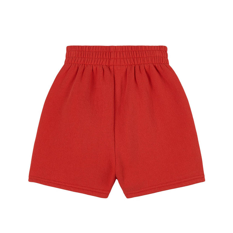 balenciaga-Red Logo Shorts-681862tmvf13168
