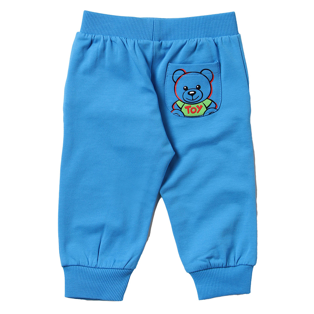 moschino-Blue Logo Sweatpants-mup03z-lda18-40641