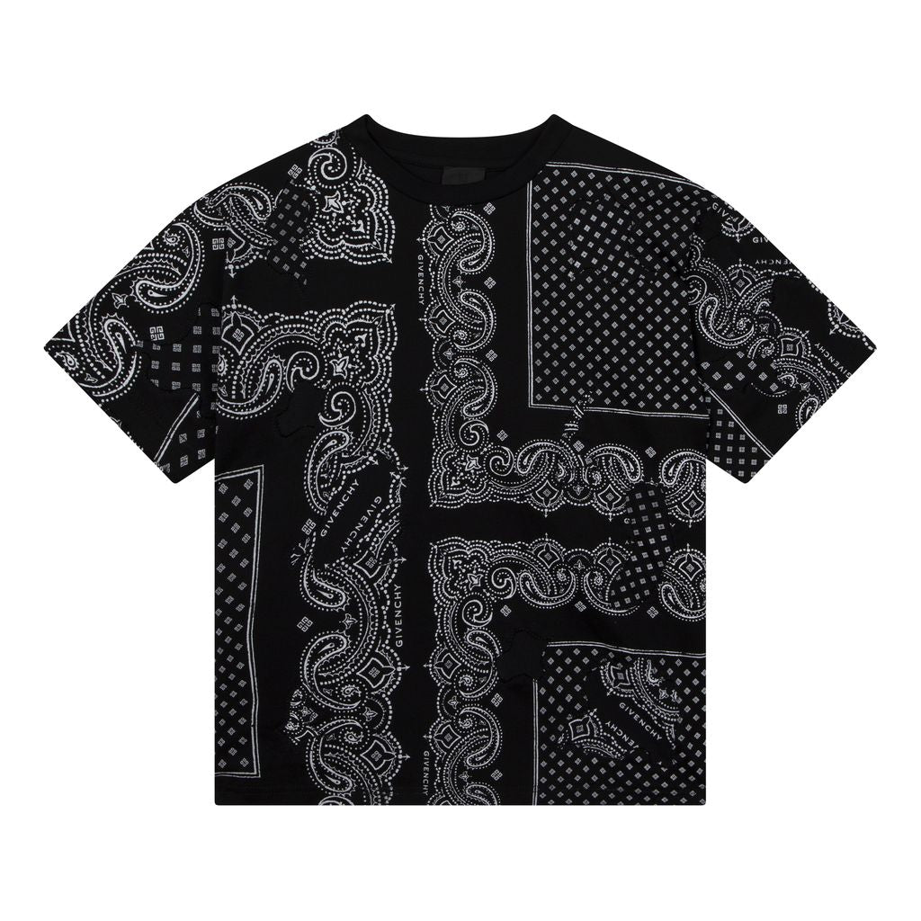 Black bandana store t shirt