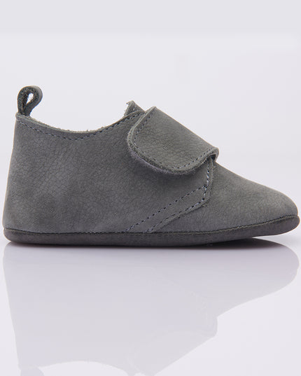 Gray Strap Booties