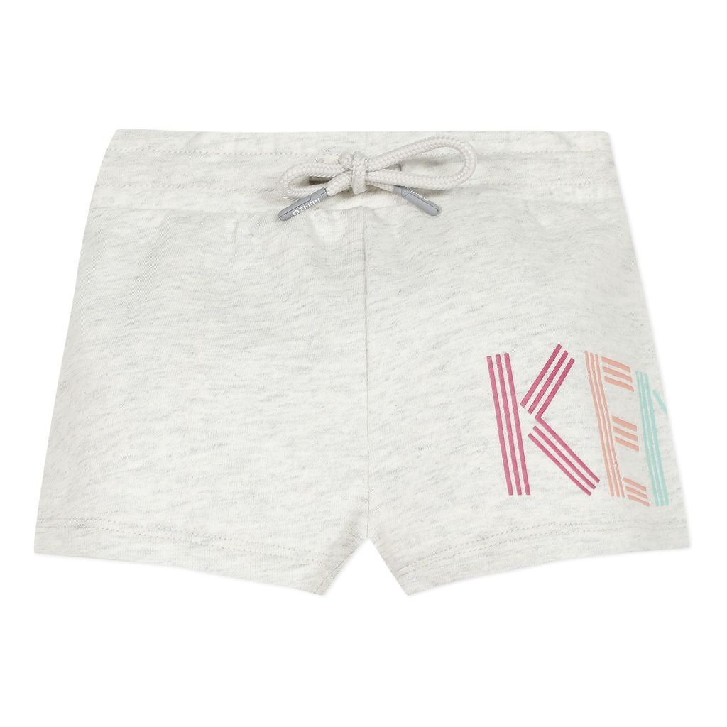 kenzo-kq26007-23-Light Marl Gray Shorts