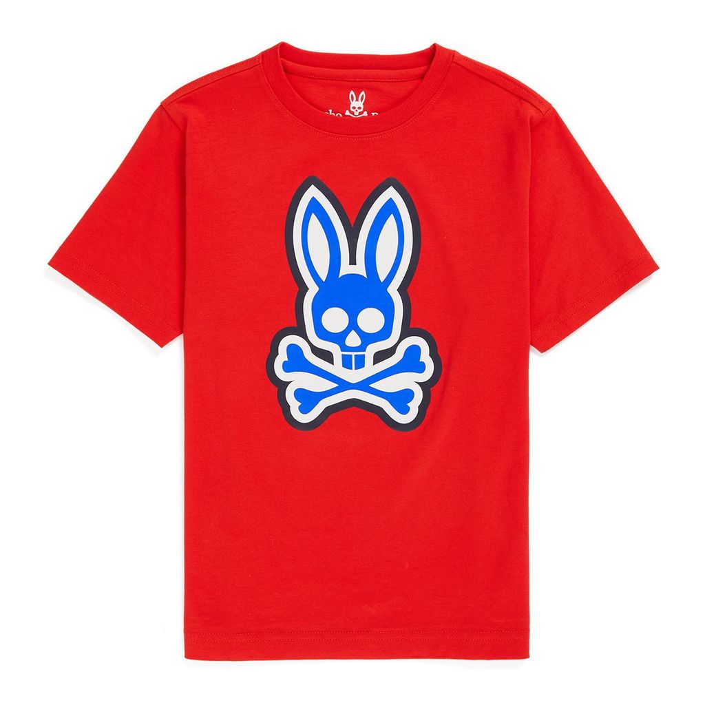 psycho-Red Logo T-Shirt-b0u852u1pc-611