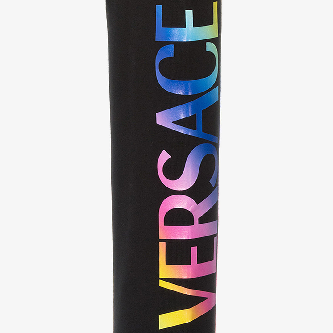 versace-Black Logo Leggings-1000042-1a04857-2b070