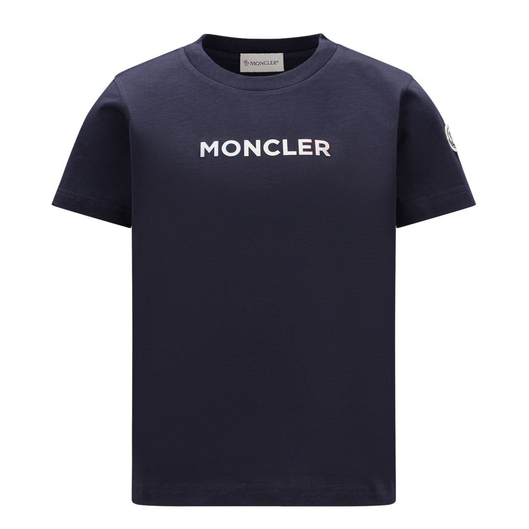 Mens navy moncler t sales shirt