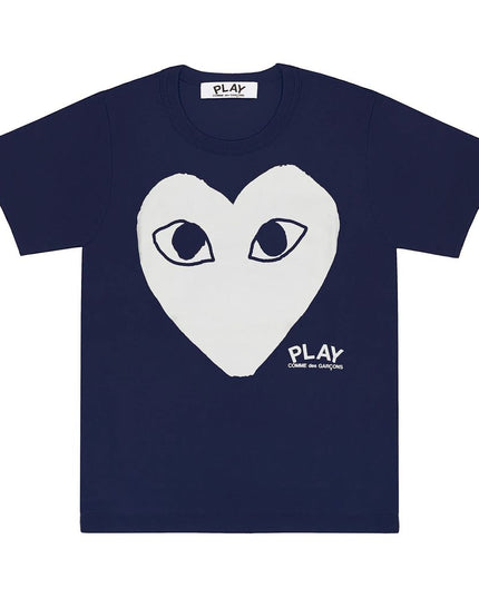 comme-des-garcons-Navy Heart T-Shirt-az-t179-051-1