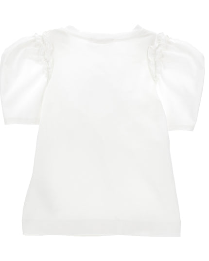 monnalisa-White Tinker Bell T-Shirt-19a607-1012-0099
