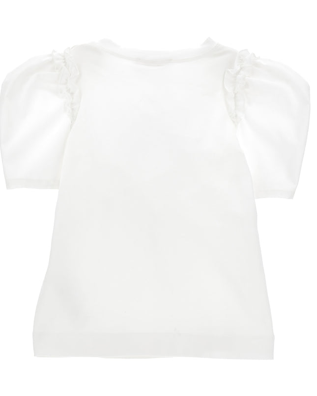 monnalisa-White Tinker Bell T-Shirt-19a607-1012-0099