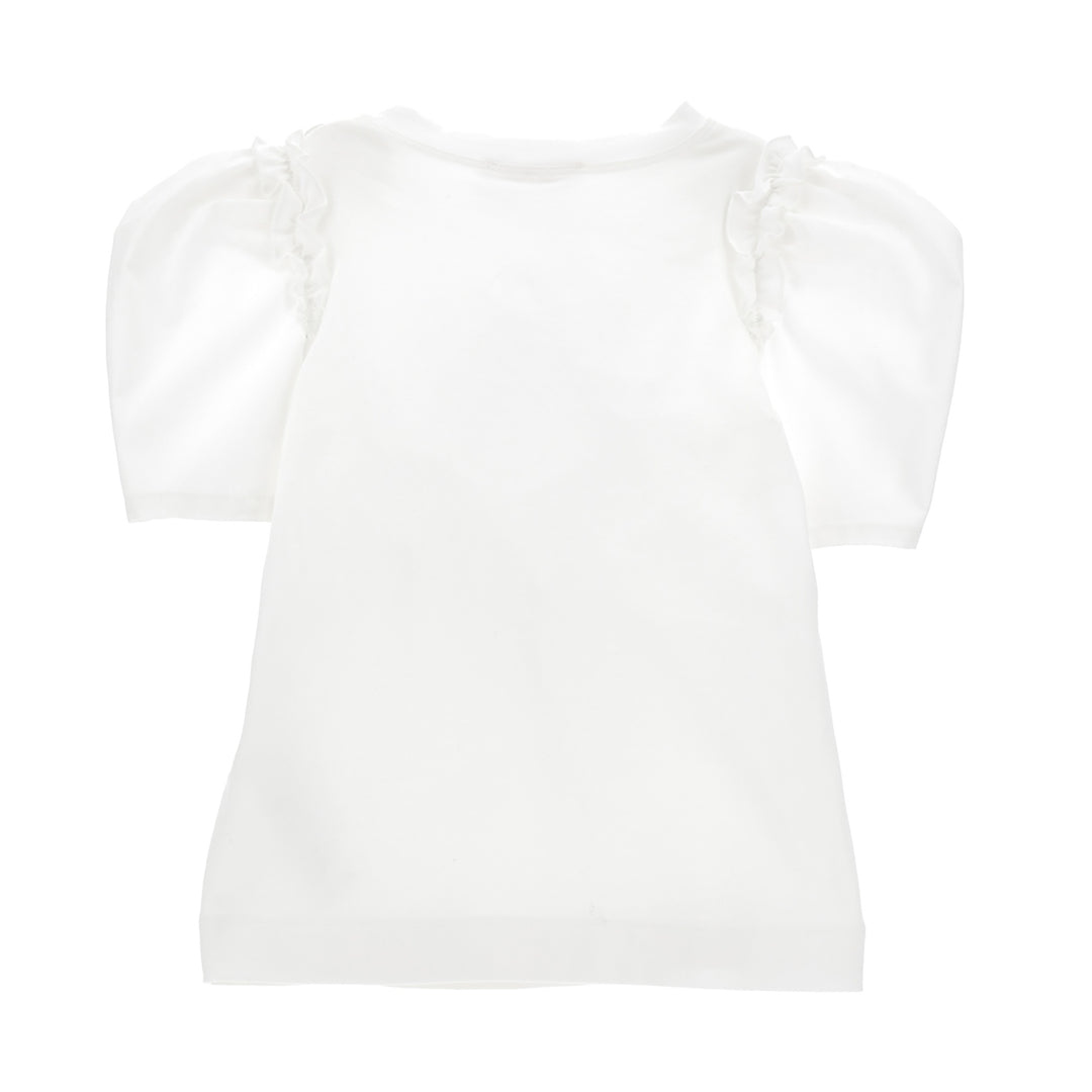 monnalisa-White Tinker Bell T-Shirt-19a607-1012-0099