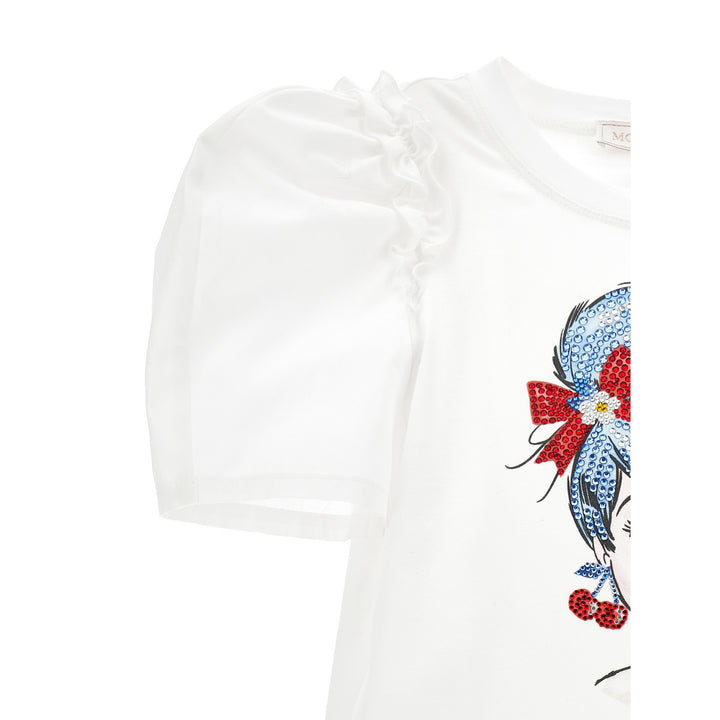 monnalisa-White Tinker Bell T-Shirt-19a607-1012-0099
