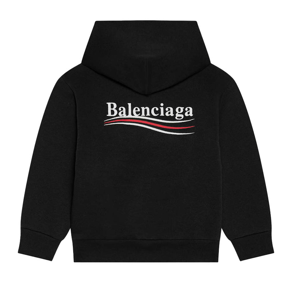 balenciaga-Black Logo Hoodie-682019tmve61070