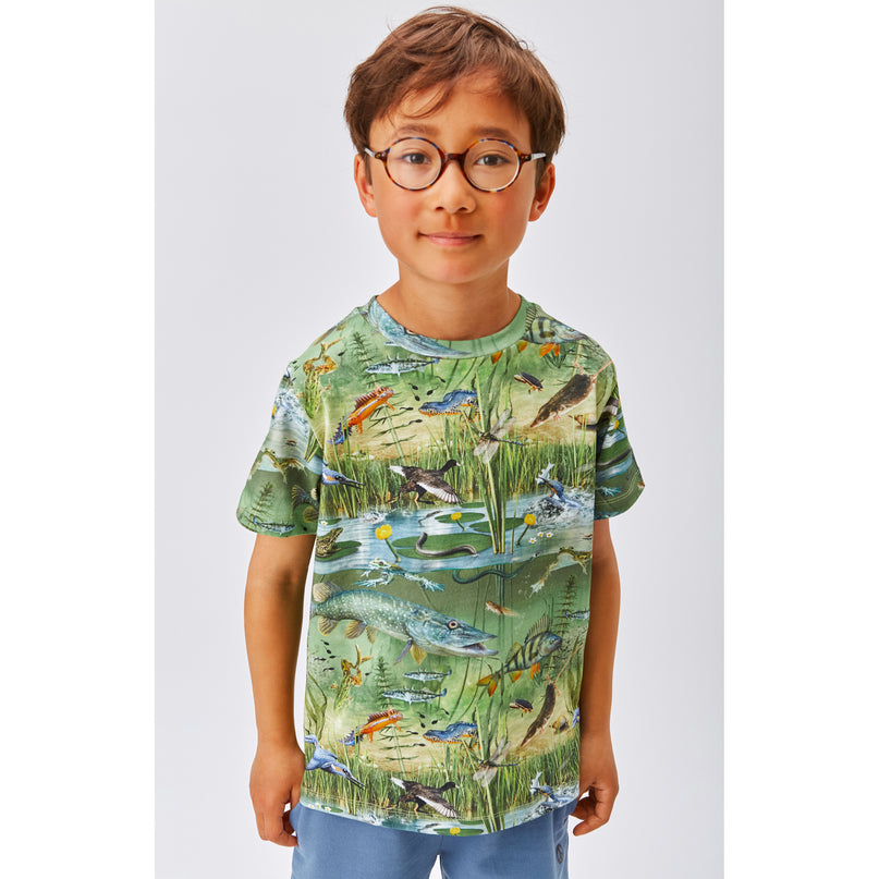 molo-Ralphie Wondrous Pond T-Shirt-1s23a216-6768