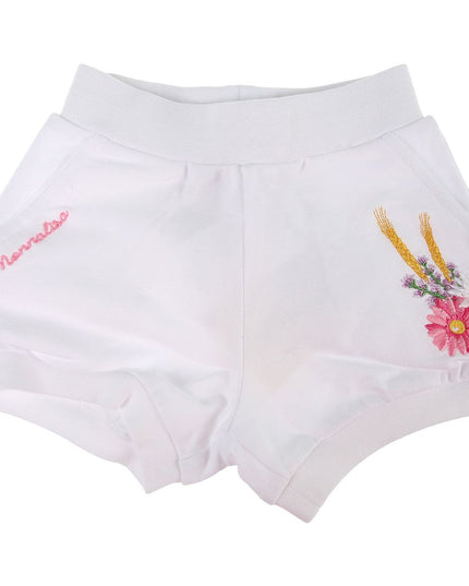 monnalisa-397416re-7001-0099-White Fleece Shorts_kids atelier