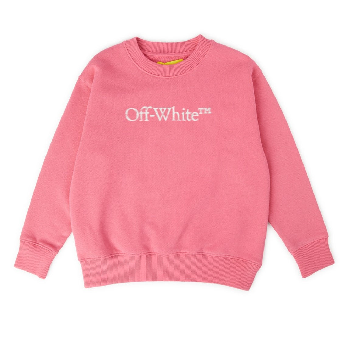 White sweatshirt with on sale red writing