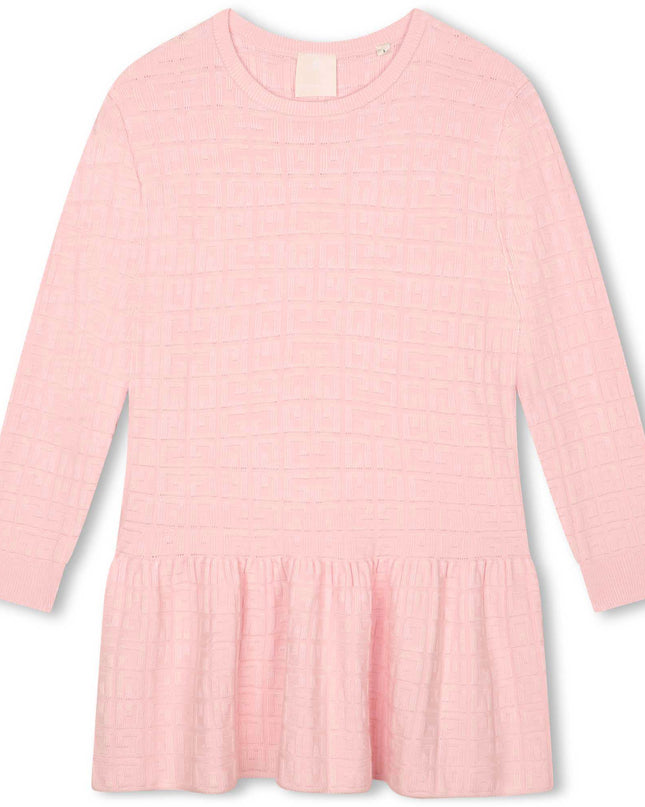 givenchy-h12308-44z-Pink Knitting Dress
