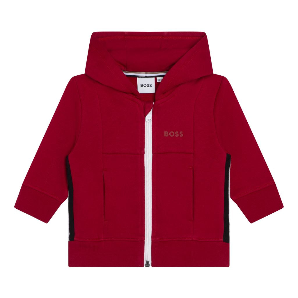 Red new arrivals boss hoodie