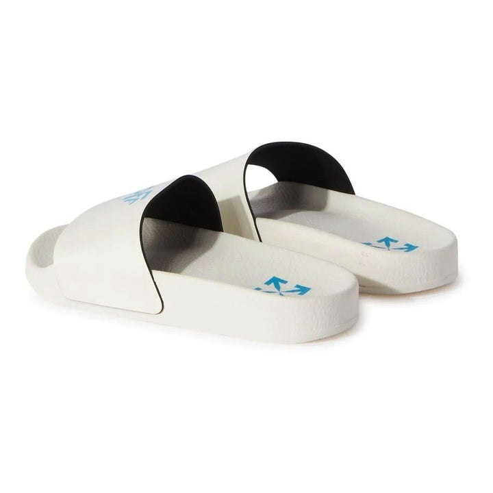 off-white-obic001s23pla0016140-Beige & Blue Logo Pool Slides