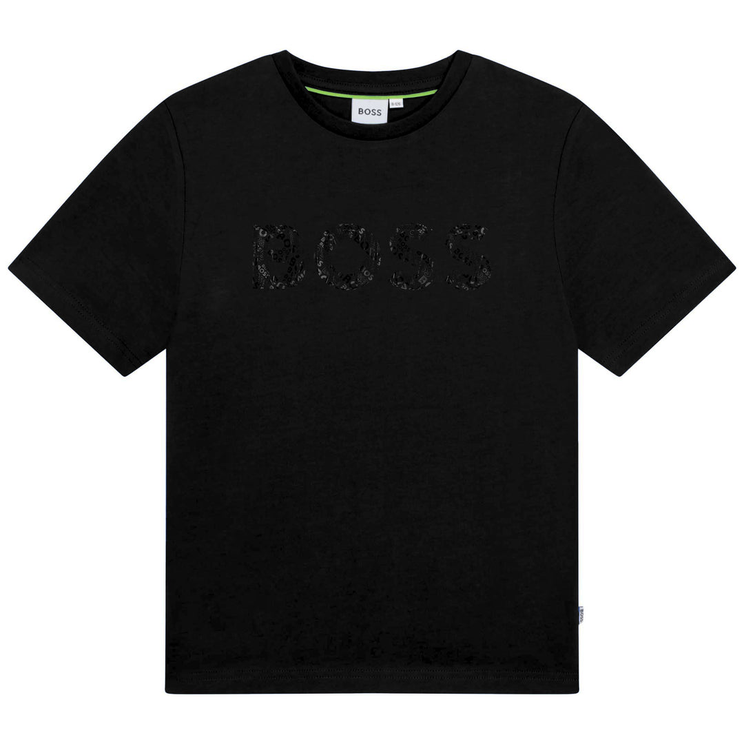 boss-j25o20-09b-Black Logo T-Shirt