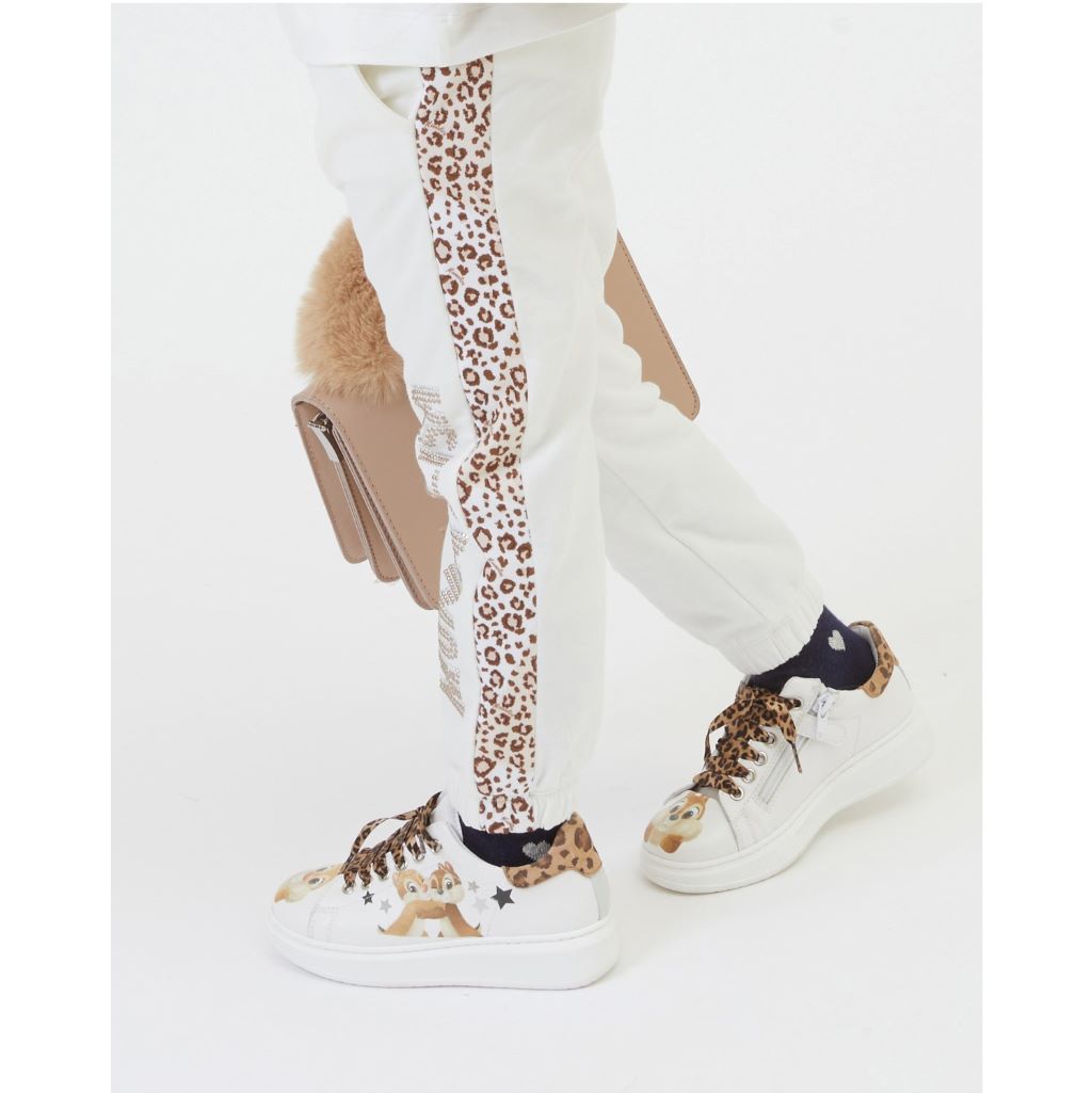 Kids leopard hotsell tennis shoes