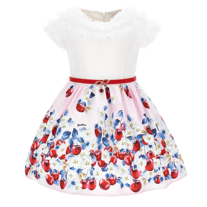 monnalisa-Cherry Print Dress-11a905-1625-9990