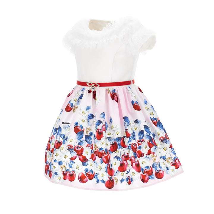 monnalisa-Cherry Print Dress-11a905-1625-9990