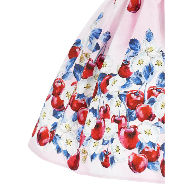 monnalisa-Cherry Print Dress-11a905-1625-9990