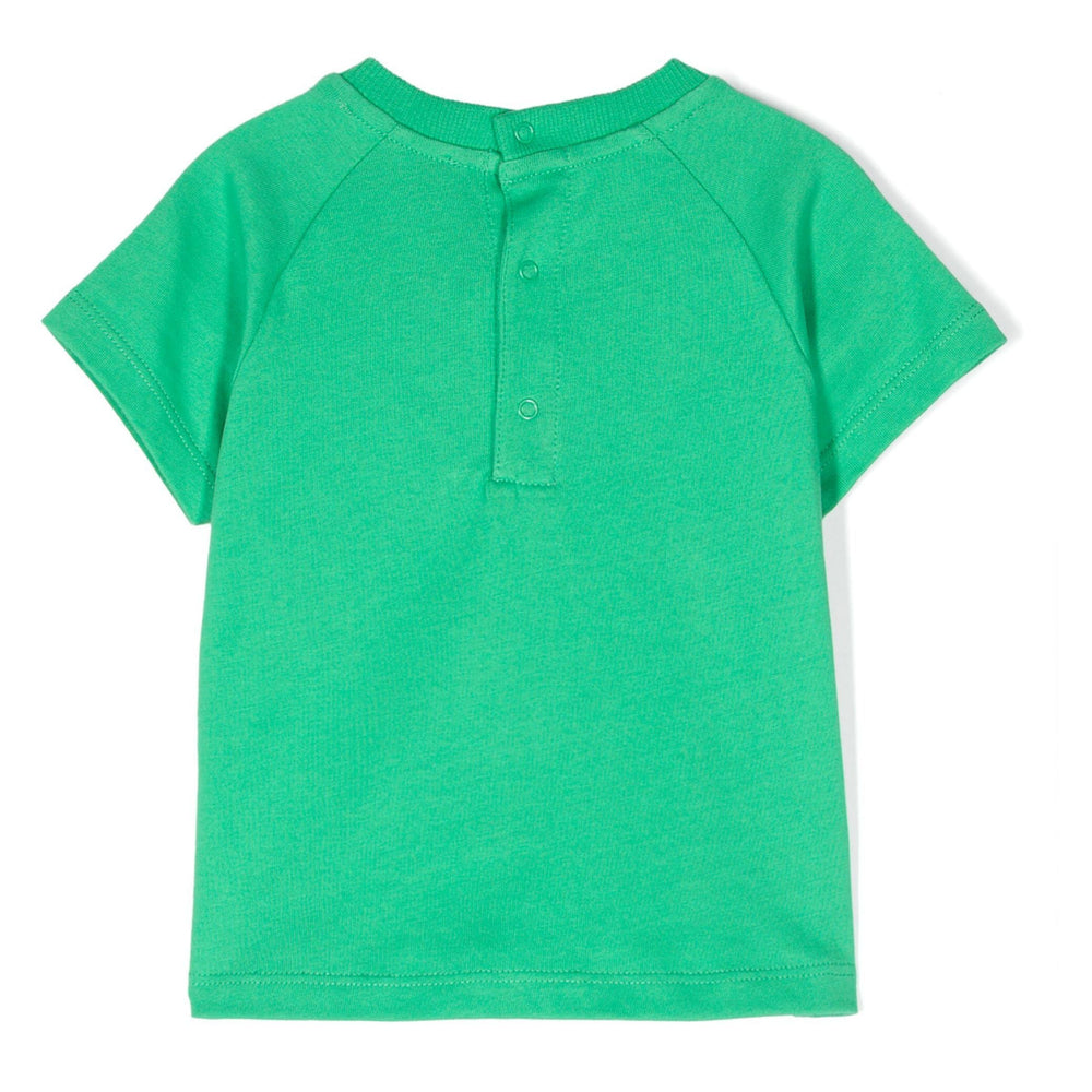 moschino-Green Cotton Teddy Bear T-Shirt-mum03q-laa01-303221