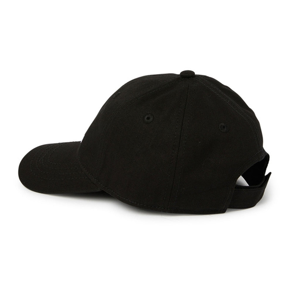 off-white-oblb002s23fab0011001-Black Logo Embroidered Baseball Cap