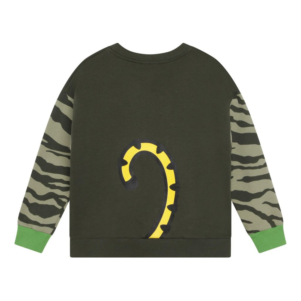 kenzo-Olive Green Sweatshirt-k25741-621