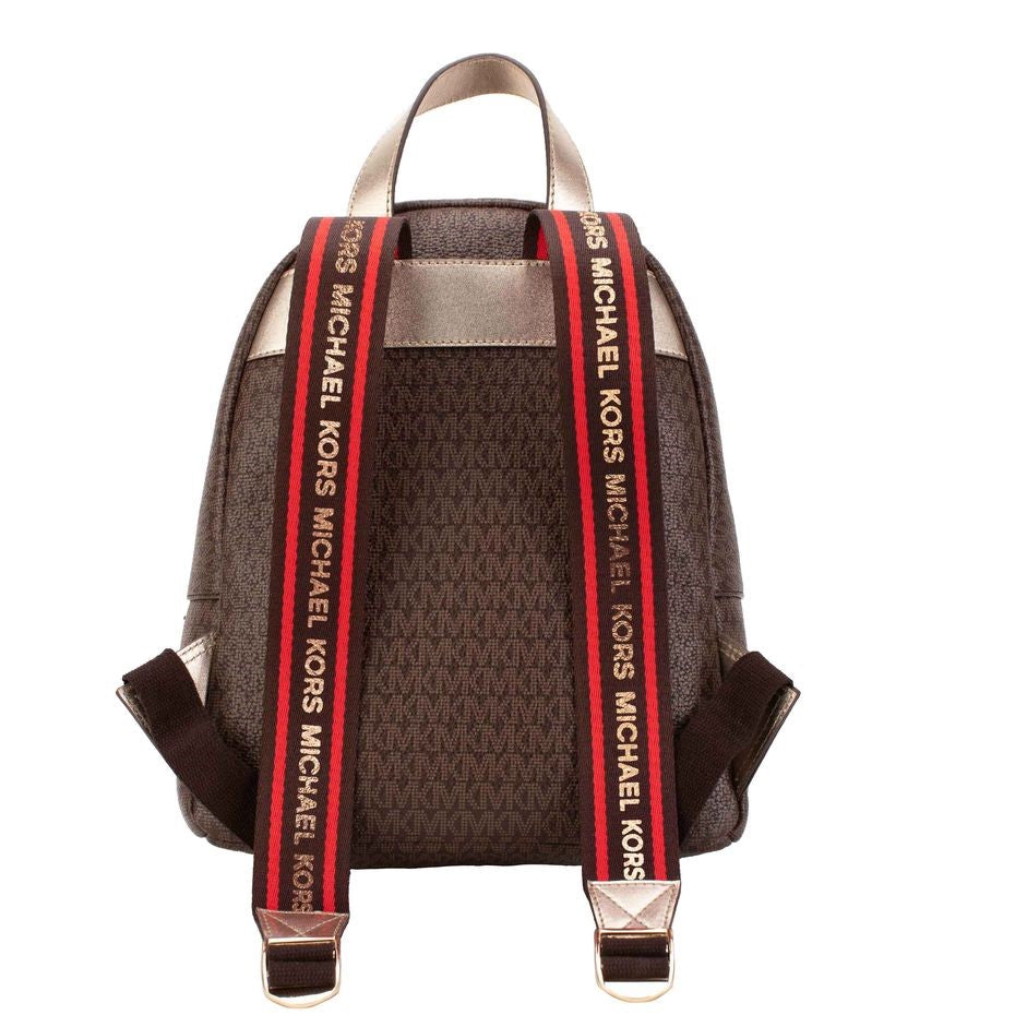 Chocolate Brown Logo Rucksack kids atelier
