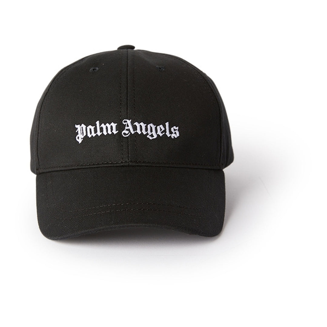 palm-angels-pblb002c99fab0011001-Logo Embroidered Cotton Cap