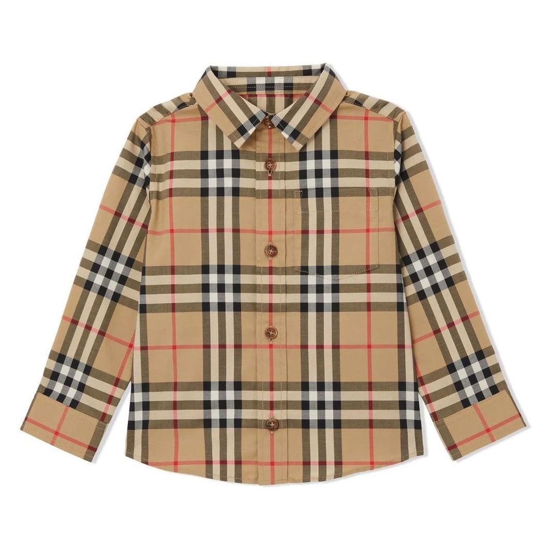 burberry-8059654-Vintage Check Stretch Cotton Shirt-116036-a7028