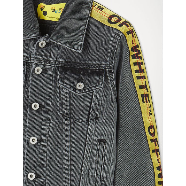 ow-Gray Denim Jacket-obye002c99den0010718