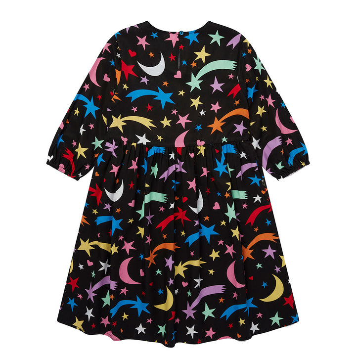 Black Shooting Star Tencel Dress