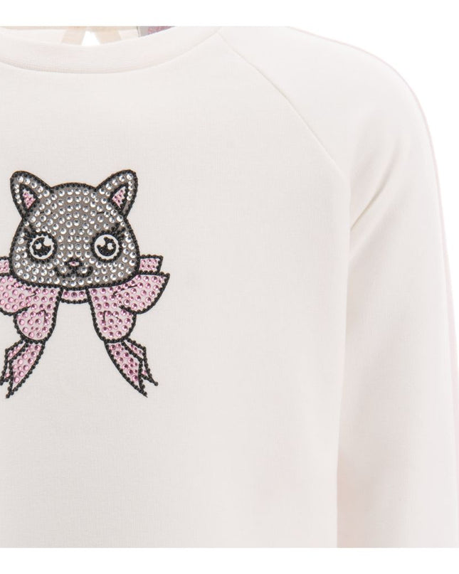 Pink Crystal Cat Jersey Dress