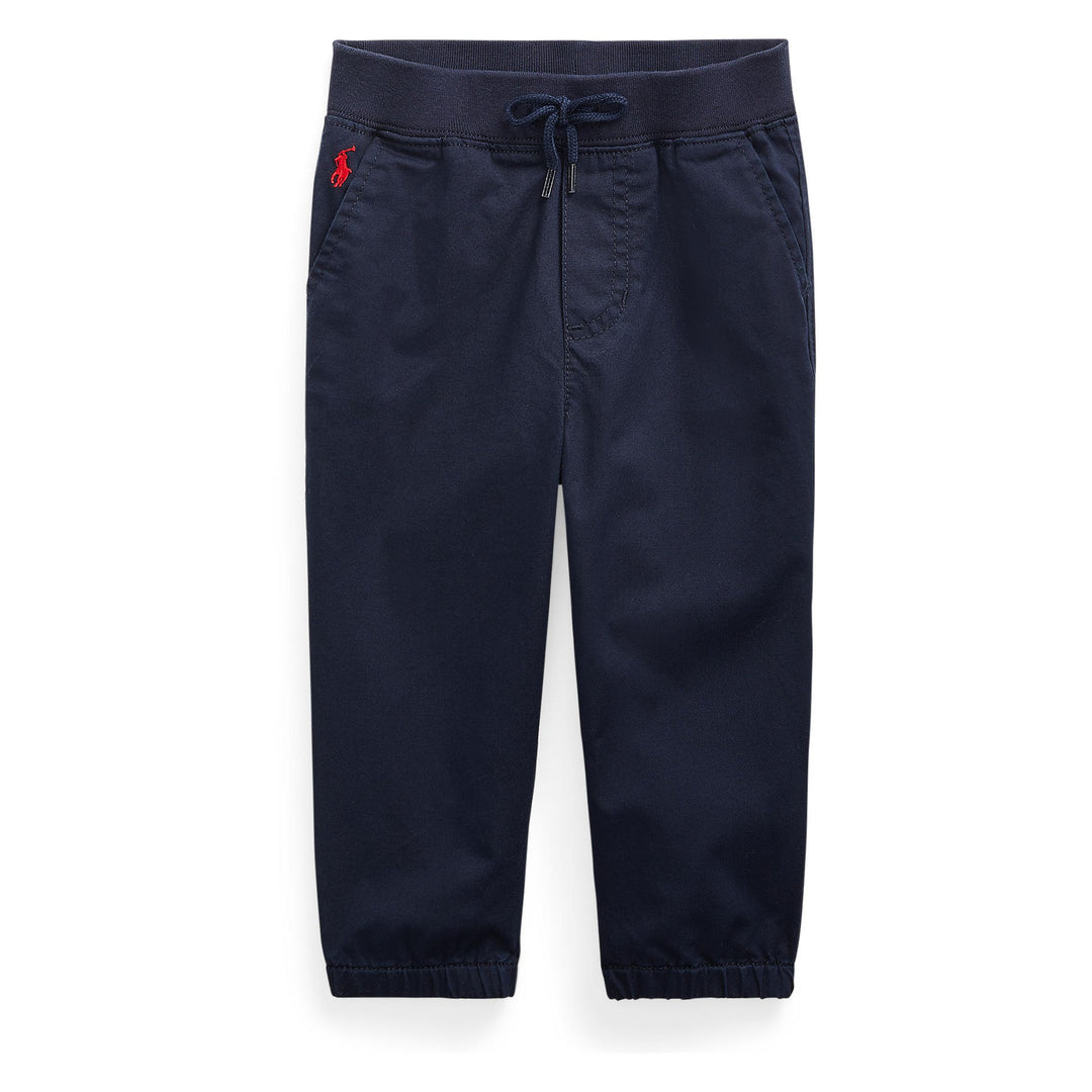 Navy Stretch Chino Joggers