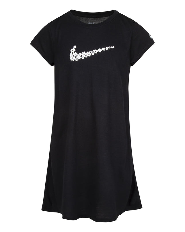 Black Daisy Logo Dress