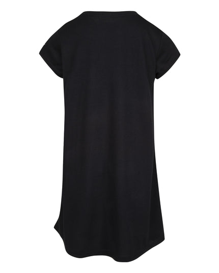 Black Daisy Logo Dress