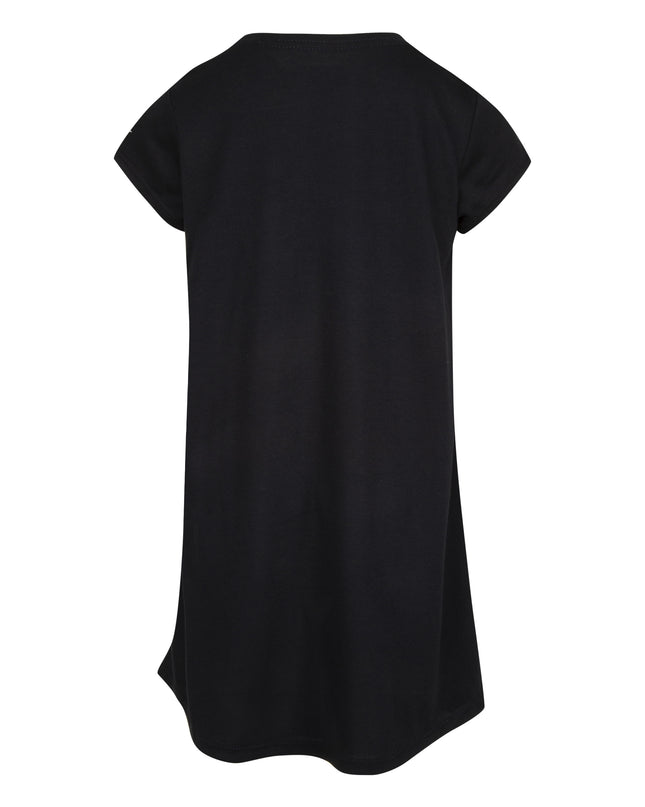 Black Daisy Logo Dress