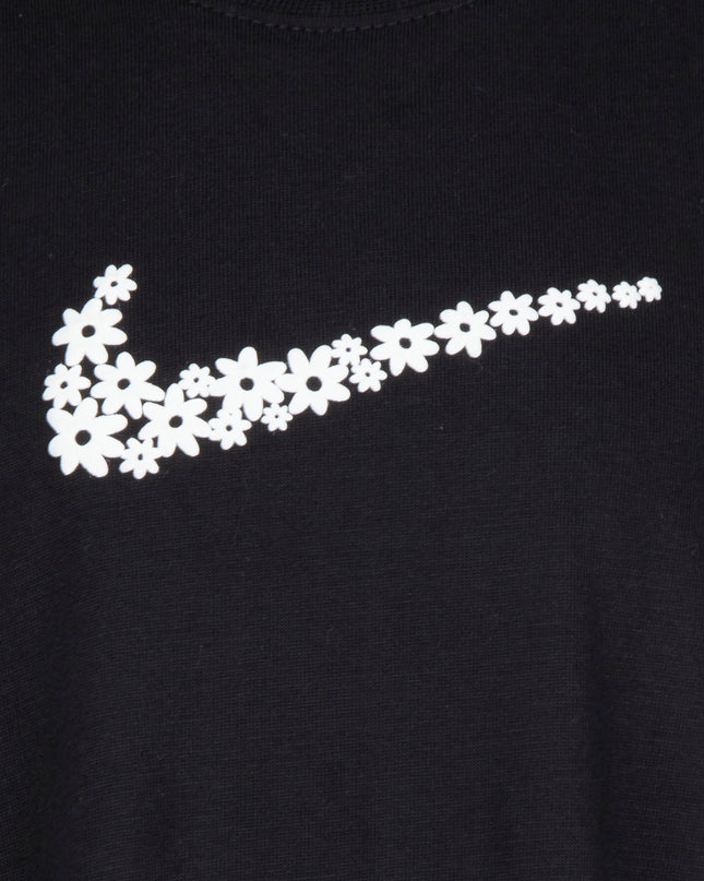 Black Daisy Logo Dress