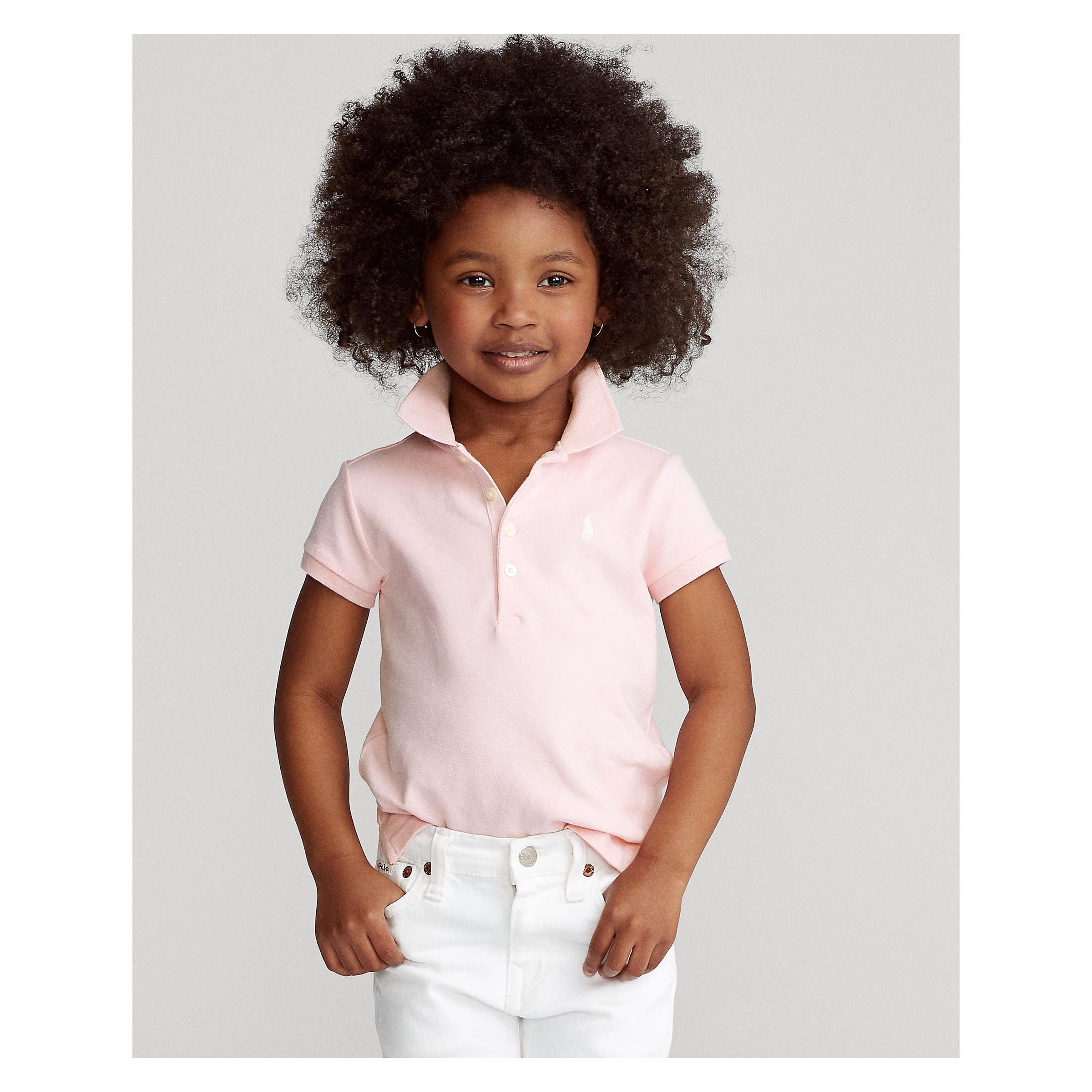 Light pink ralph lauren polo shirt 2025