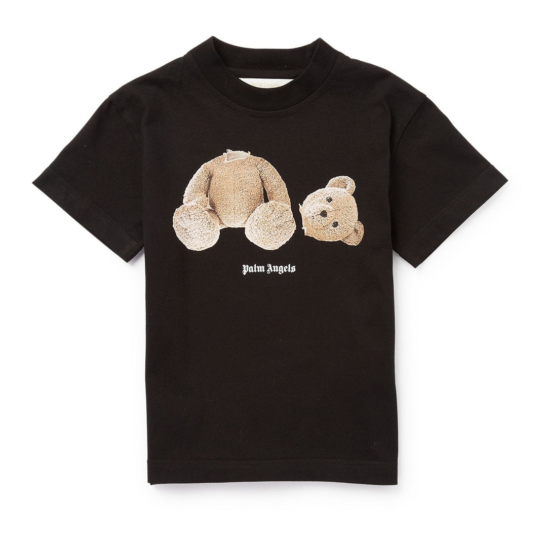 palm-angels-pbaa003c99jer0011060-Black Cotton Jersey T-Shirt