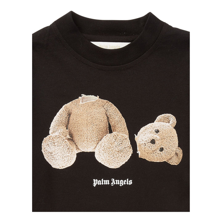 palm-angels-pbaa003c99jer0011060-Black Cotton Jersey T-Shirt