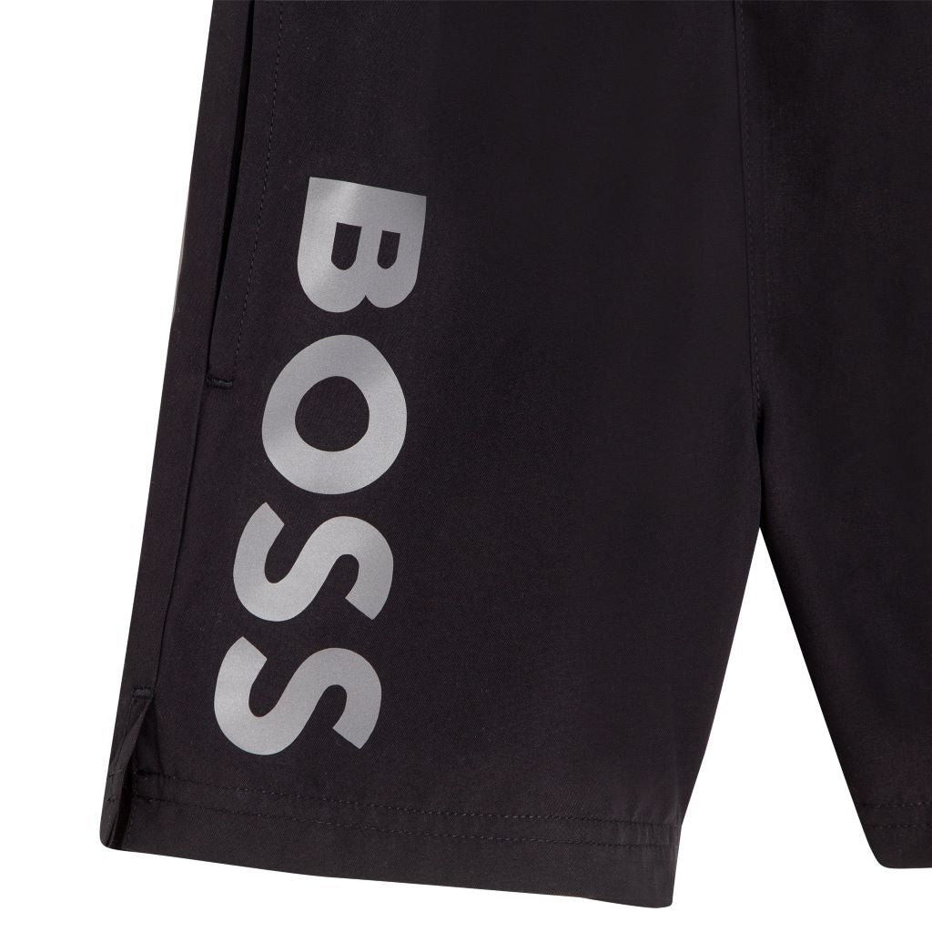 boss-Black Logo Shorts-j24780-09b